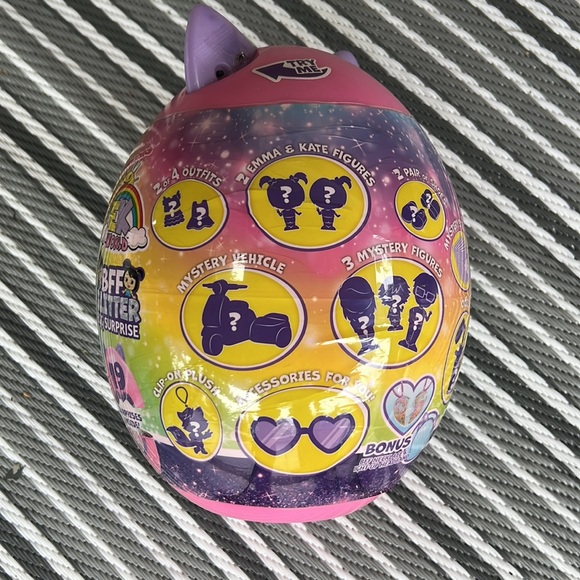 BFF GLITTER EGG SURPRISE girl toy play set fun game holiday hatch shiny friend - Picture 2 of 3